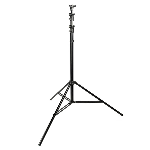 300cm Air Cushioned Master Black Light Stand 1/4" And 3/8" Spigot