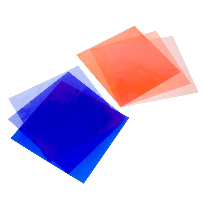 PixaPro 30x30cm Transparent Colored Correction Gel Filters Set 