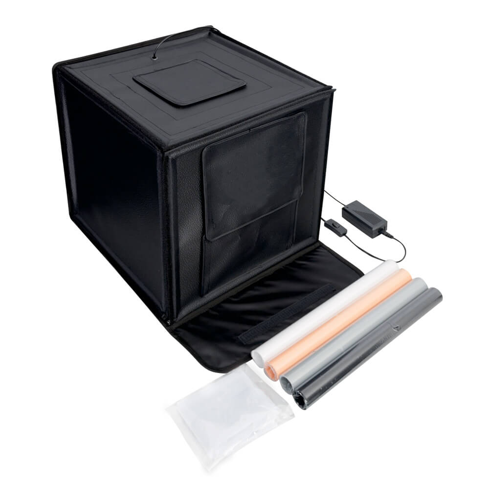 70cm Foldable Cube Mini Photo Studio Box with LED Light