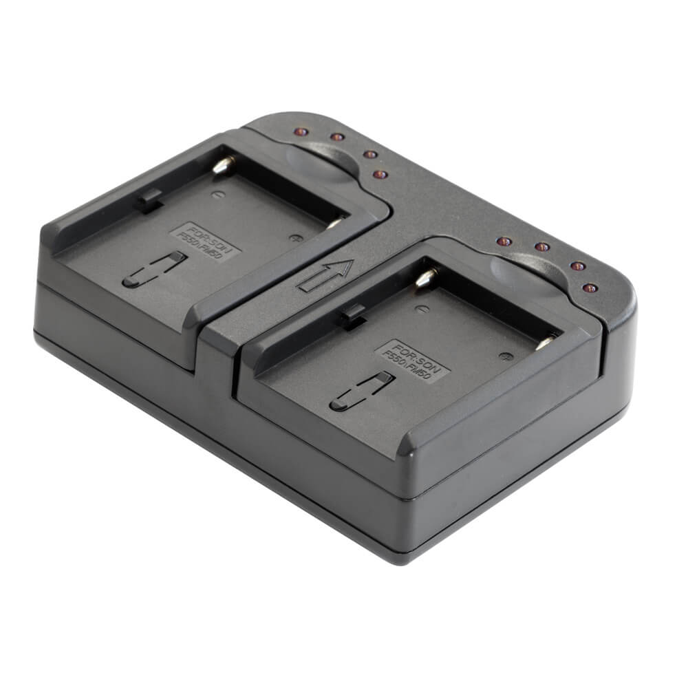 Dual Double Mains Battery Charger for Sony L Series (NP-F Series)