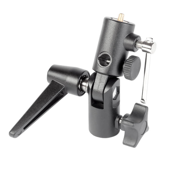Tiltable Swivel Umbrella Adapter Bracket with 5/8″ spigot with, 1/4″, 3/8″ thread.