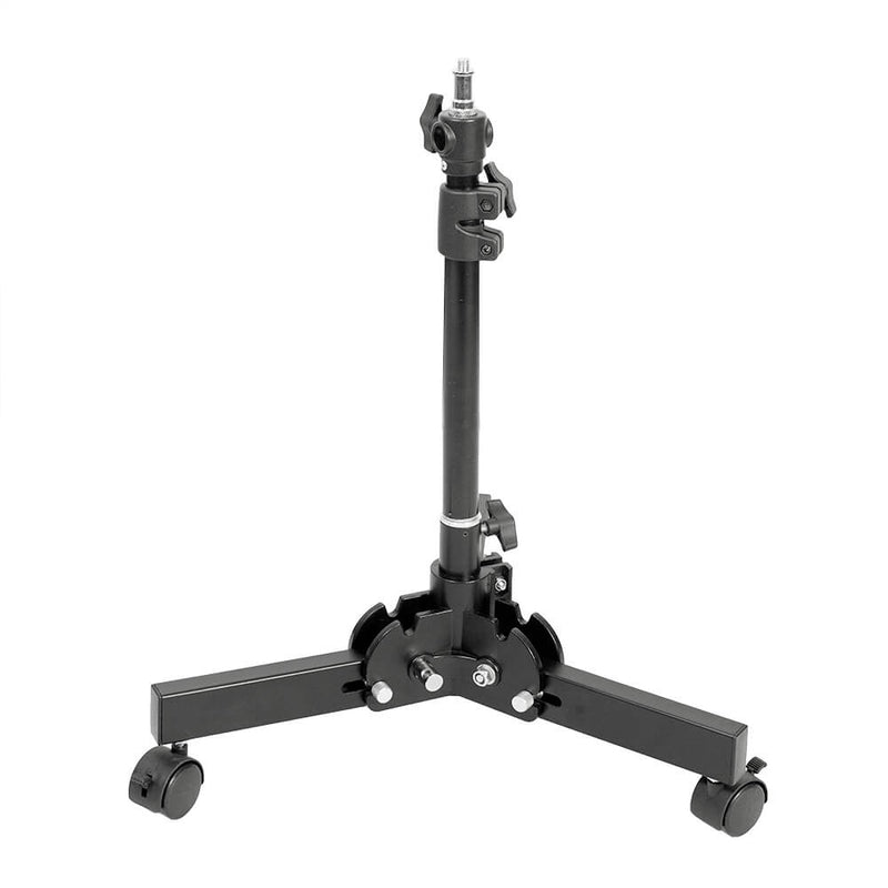 18.5-66cm Heavy Duty Wheeled Floor Stand With Foldable Legs