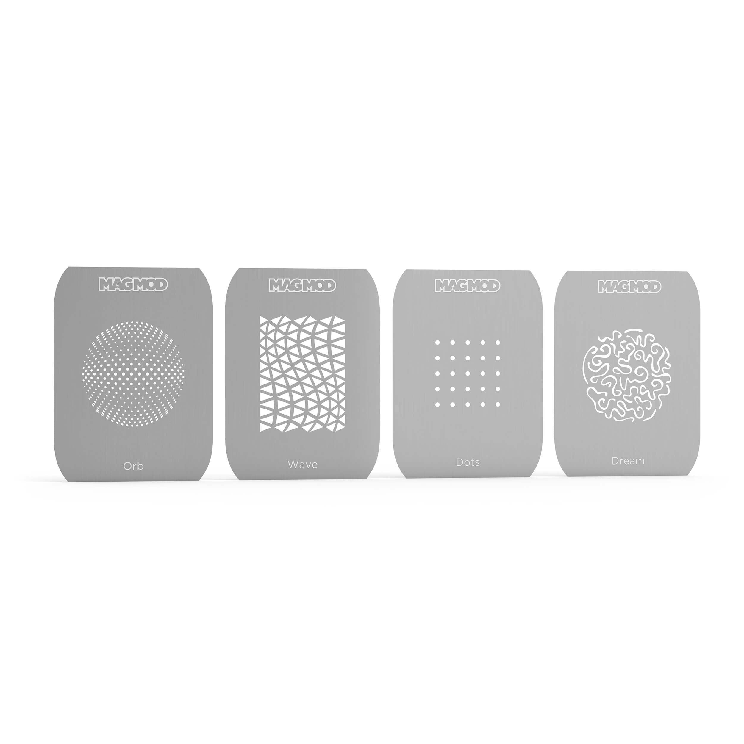 4 Different Gobos Graphic Plates For MagBeam (Pattern 1)