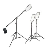 GLOWPAD 350S Slim-Profiled Daylight Balanced LED Panel Triple Kit