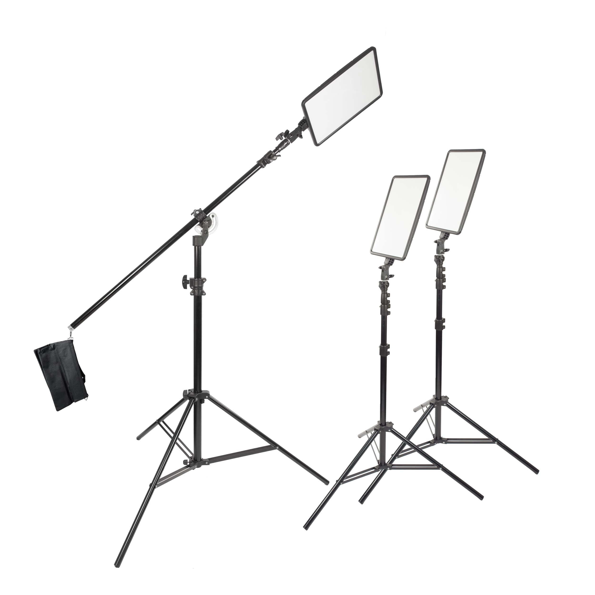 GLOWPAD350D 3×Thin Head Studio Photography Lighting Kit