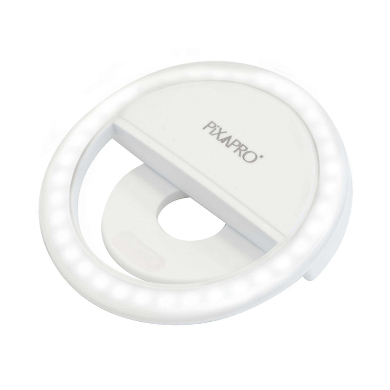 Smartphone Clip-On LED Ring Light For Selfile Photo By PixaPro 