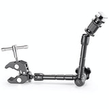 PIXAPRO Crab Claw Clamp with Adjustable Magic Arm Monitor Mount 