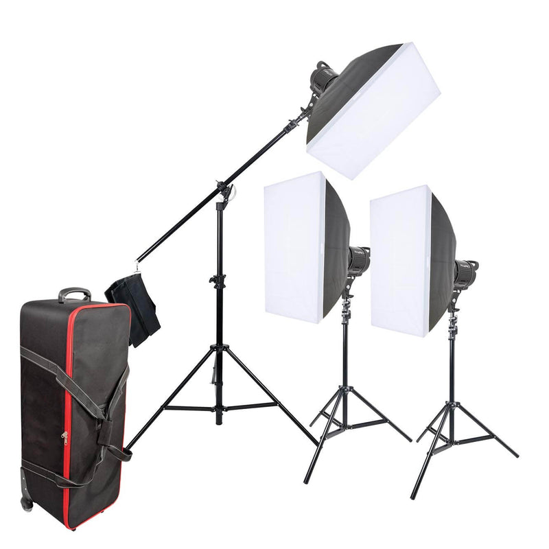 60W DAYLiTE60D MKII LED Three Head Boom Kit
