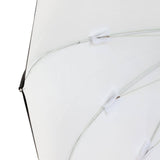 2in1 Deep Parabolic Umbrella (Black/White) with Diffusion 