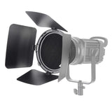 PIXAPRO Focusable Optical Fresnel Lens with barn doors