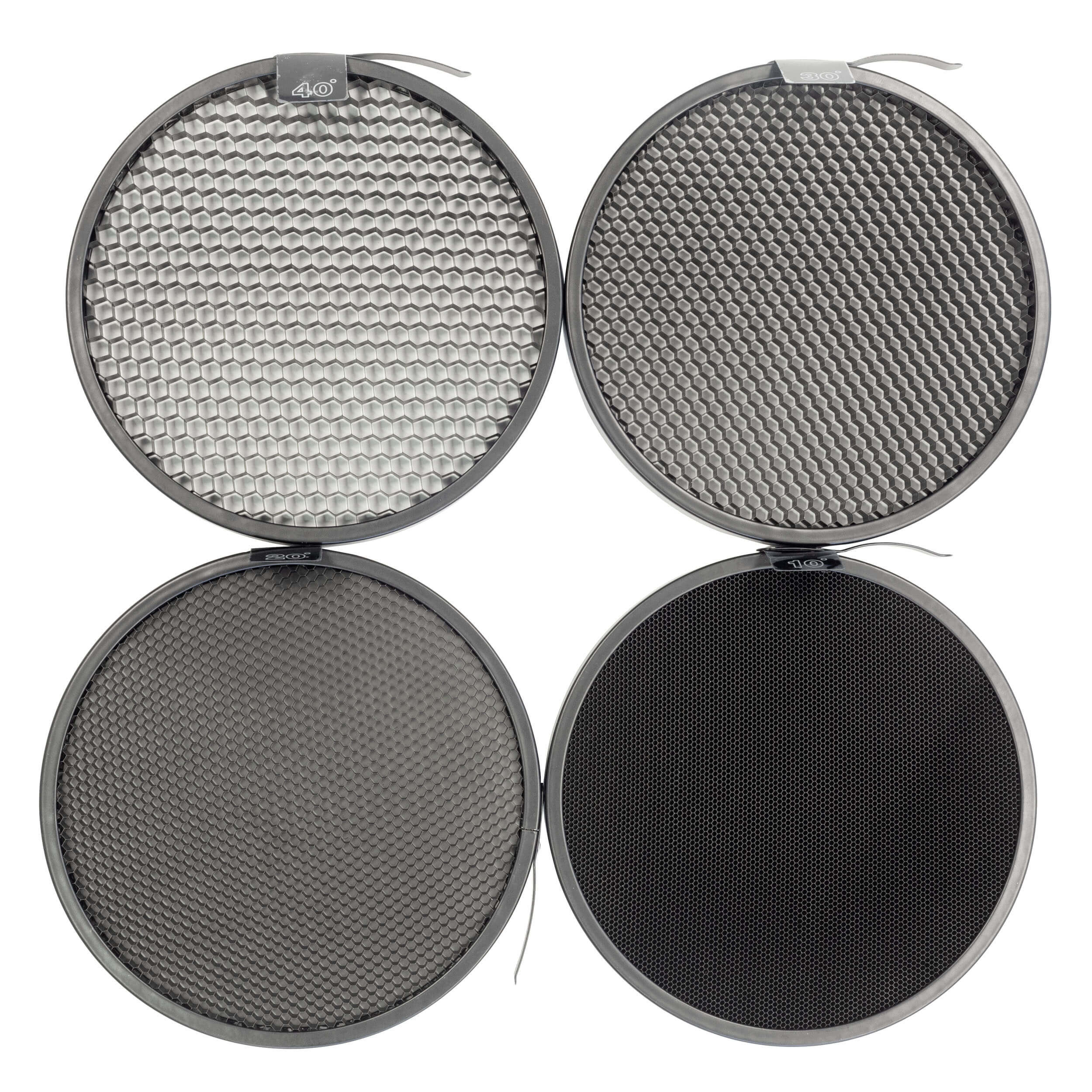 Set of 4 Honeycomb Grids for CITI600 and STORM III Reflector Light Modifiers 