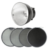 5in1 Light Modifiers 55° Reflector and 4x Honeycomb Grid -PixaPro 