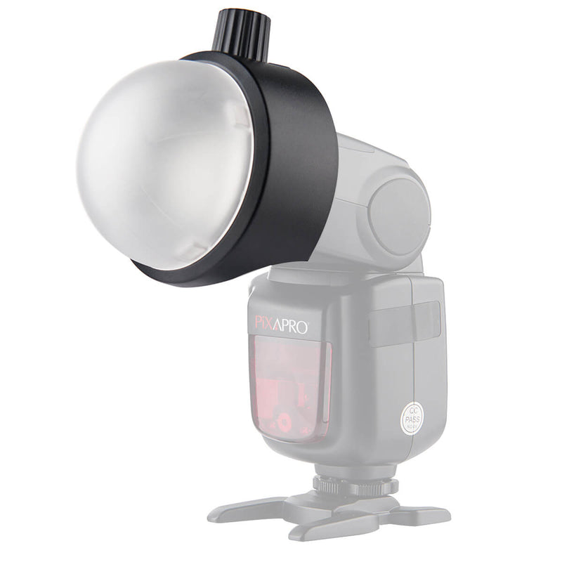 Round Head Photography Flash Bracket Adapter (S-R1) - PixaPro 