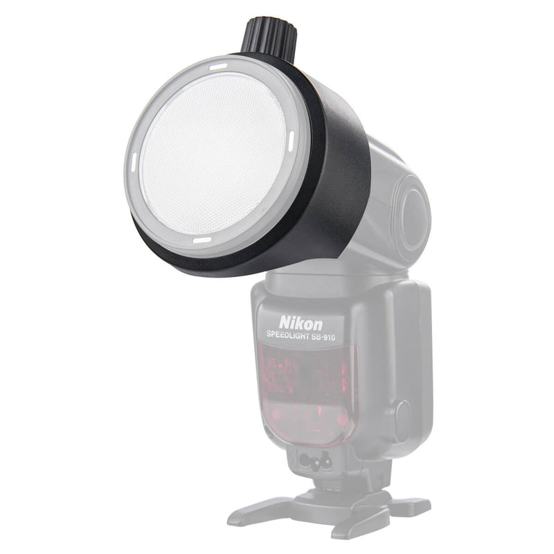 Round Head Photography Flash Bracket Adapter (S-R1) - PixaPro 