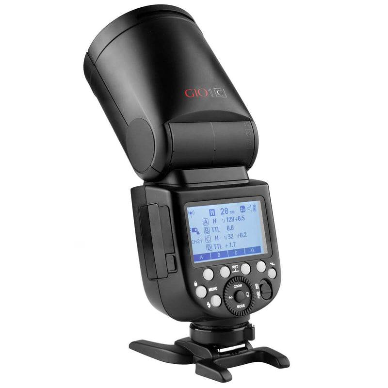 GIO1 Round-Head TTL Speedlite With Built-in 2.4GHz