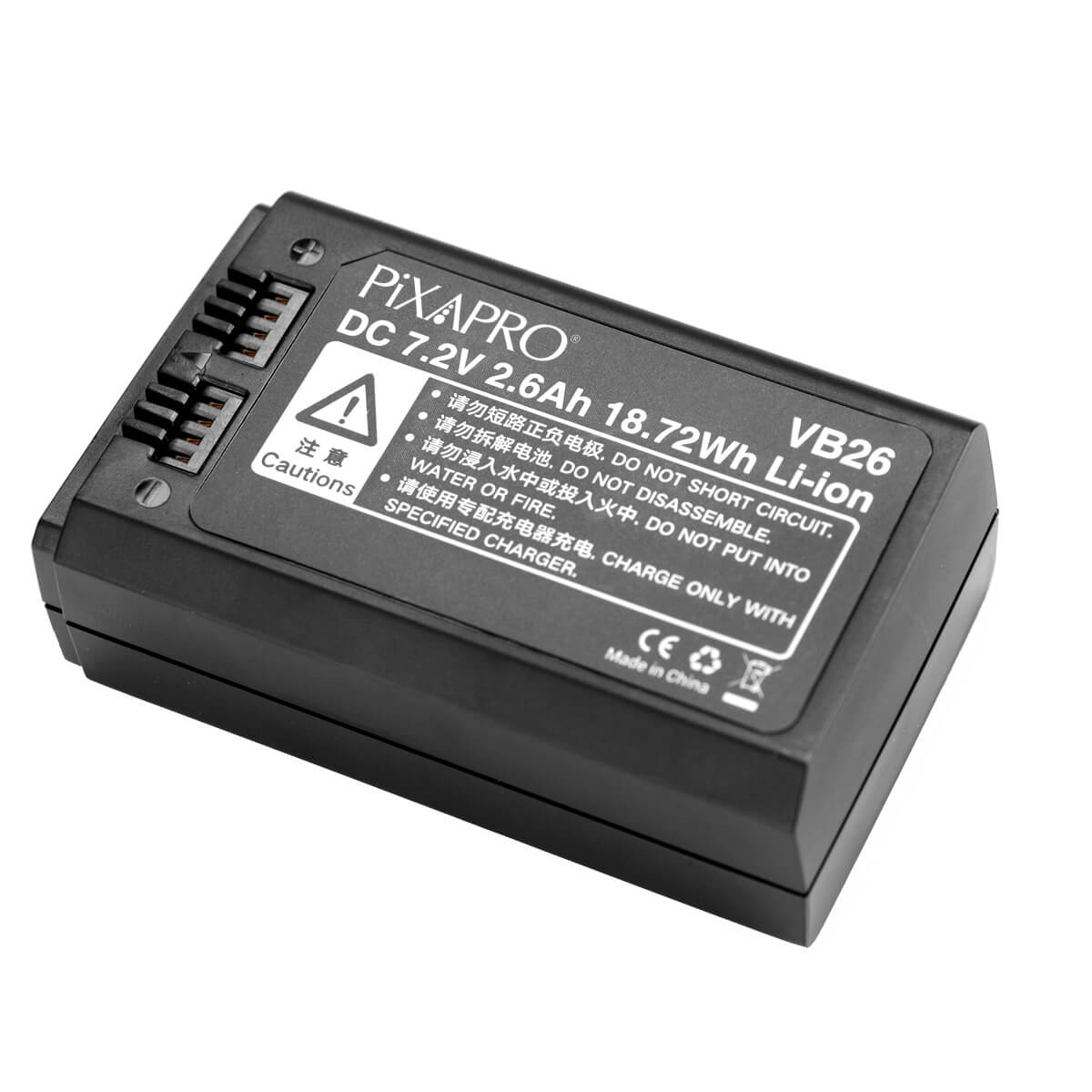 VB26 7.2V Lithium-Ion Spare Battery for GIO1 and Li-ion580III 