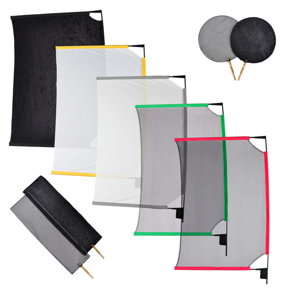 60x90cm (24 x 36") Professional Foldable Flag Panel Kit - PixaPro 