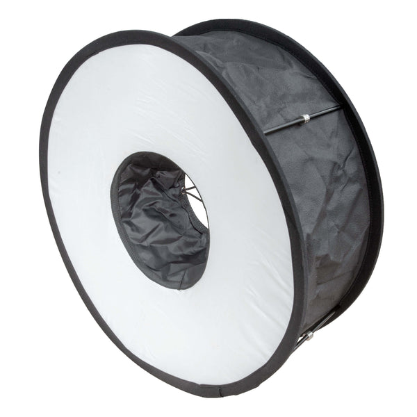 Collapsible Unique Ring Softbox For Studio Speedlites By PixaPro 