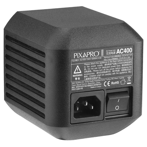 AC400 AC Power Adapter Unlimited Shooting & Replacement