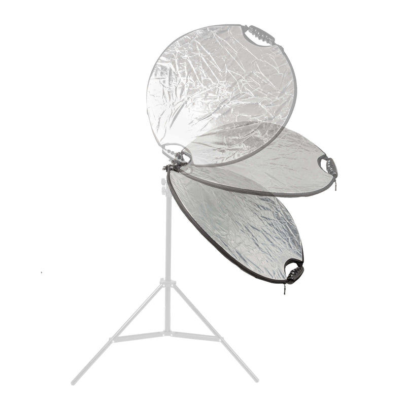 60cm 5-in-1 Portable Photography Reflector Collapsible & Mini Ball 