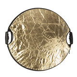Gold Reflector Board with Mini Ball Head 