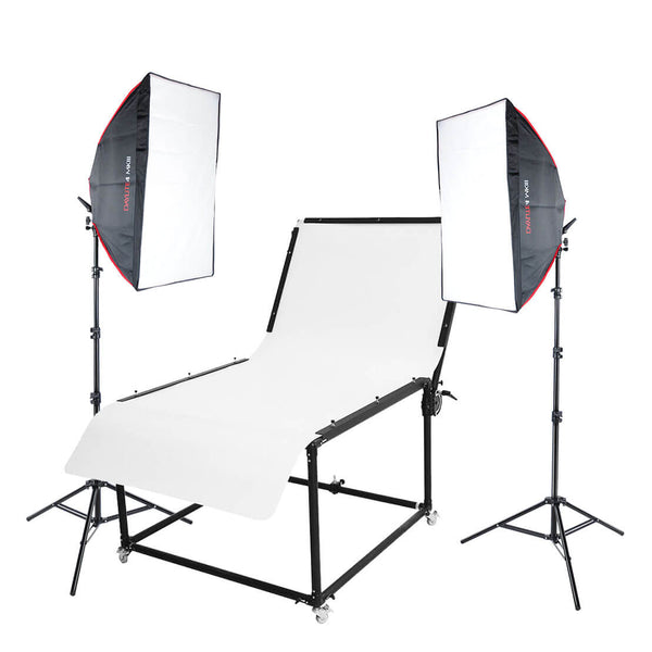 DayLite4 4200w Twin Softbox Kit with 100X200cm Shooting Table