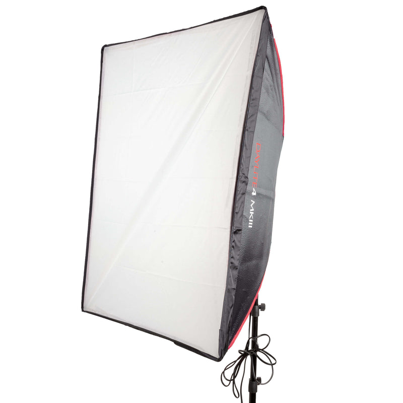 DayLite4 MKIII 3400w Twin Softbox Kit with 120cm Cube Tent
