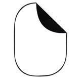 Collapsible 1.5x2m Background Board (Black/White))