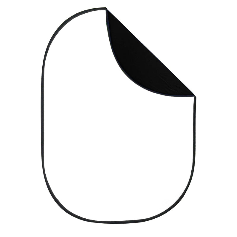 Collapsible 1.5x2m Background Board (Black/White))