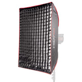60x90cm (23.6"x35.4") Rectangular Two Layers & Portable Softbox with Grid