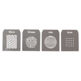 Four Laser-Cut Stainless-Steel gobos (Set B) 