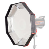 Pixapro 23.6" 60cm Collapsible Silver Beauty Dish Softbox Kit 2 in 1 S Type Fit