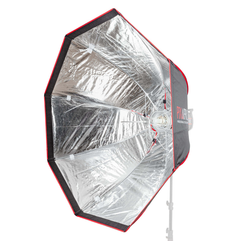 120cm umbrella softbox with double diffusion layer and honeycomb grid