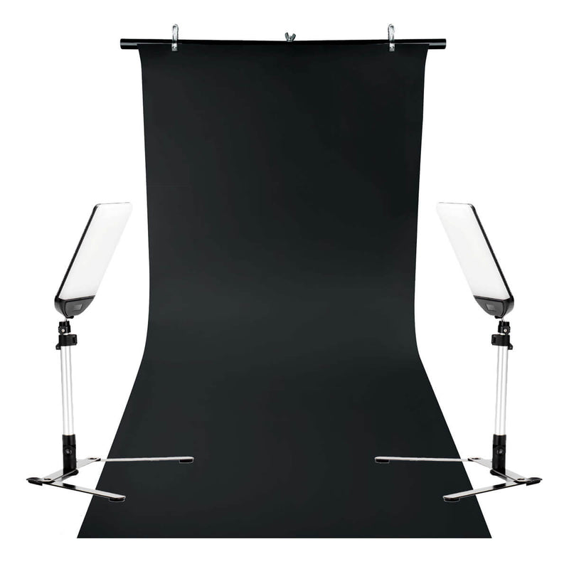 MOBI LED Tabletop Product Photography Twin Kit in Black