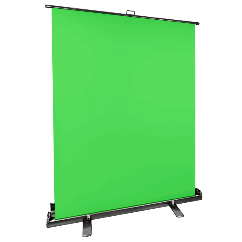 1.5mx2m Foldaway Background Stand with Pull Up ChromaKey Green Background