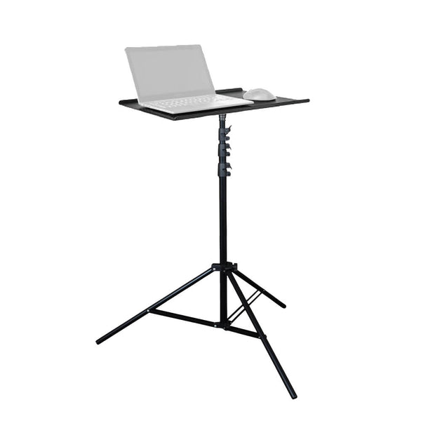 Laptop Aluminium Tray with Air Cushioned Lightweight Light Stand