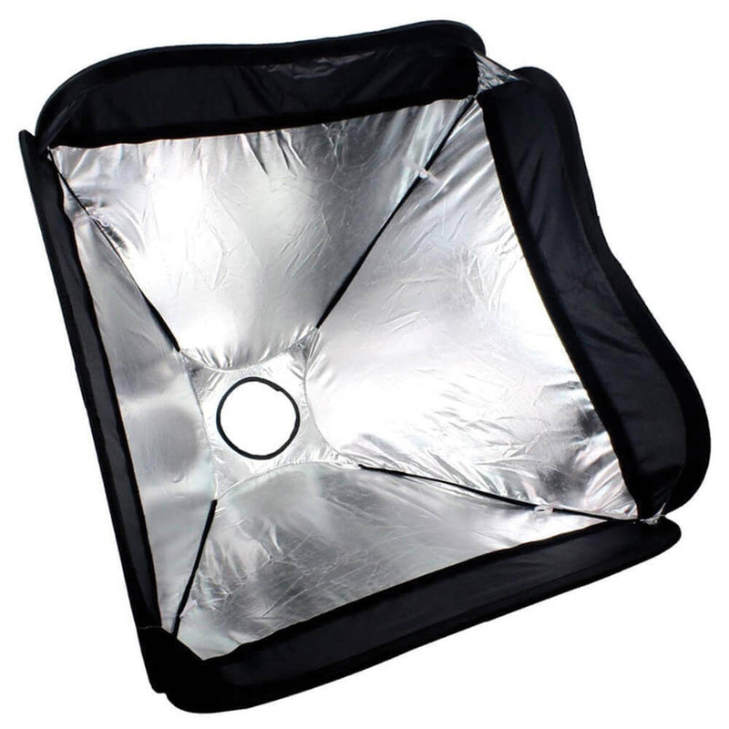 60x60cm (23.6x23.6") Pop-Up Square Softbox with Speedlite Bracket 