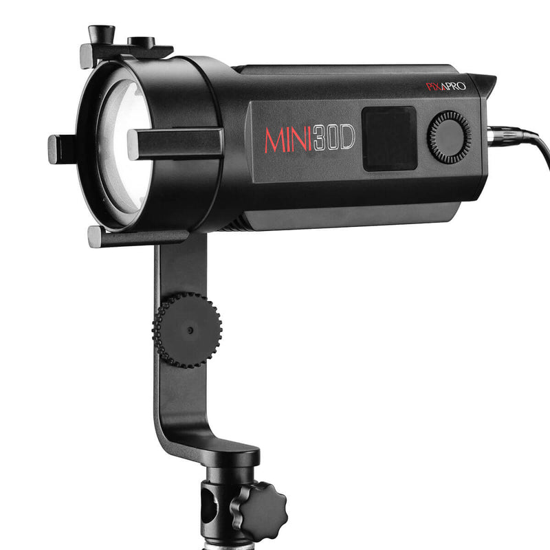 MINI30D 30W Daylight-Balanced Focusable LED Light by PixaPro 