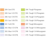 Colour Correction Gel Set For MINI30D LED Light (SA-11)