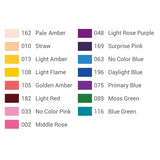 MINI30D Creative Gel Set comes with 15 different coloured gel sheets (2x each colour)