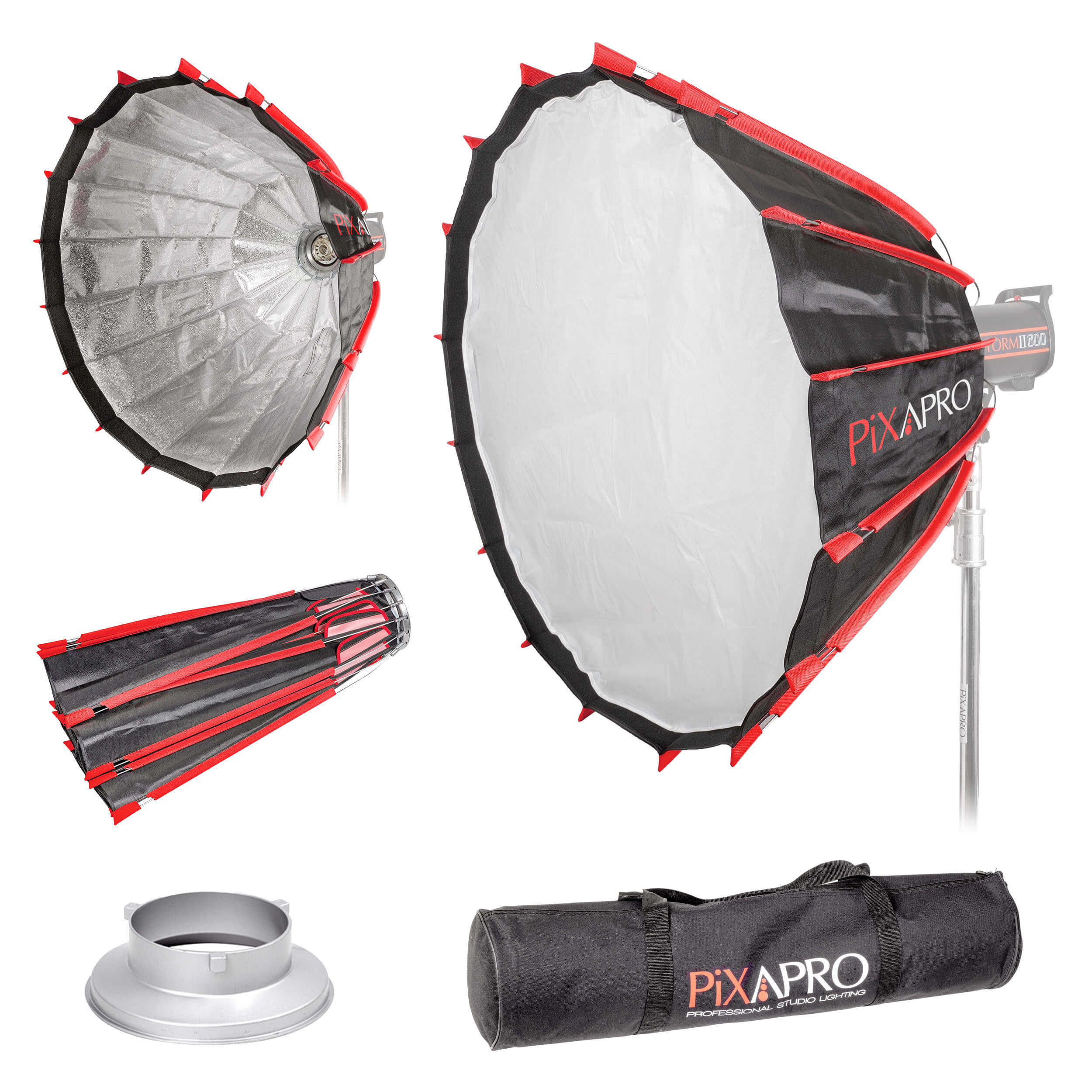 DeepPara110 Fast-Open Parabolic Softbox with Interchangeable Fitting For Bowens 