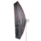 PixaPro 30x140cm Quick Setup Strip Softbox with 4cm Grid