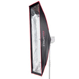 30x140cm umbrella softbox with honeycomb grid 