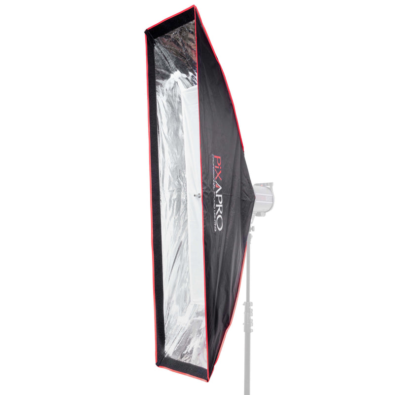 PixaPro 30x140cm Quick Setup Strip Softbox with 4cm Grid