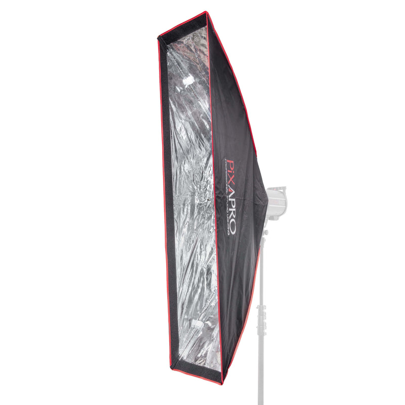 PixaPro 30x140cm Quick Setup Strip Softbox with 4cm Grid