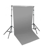 1.35x10m Multi-Color Seamless Paper Photography Background with Stand (Grey)