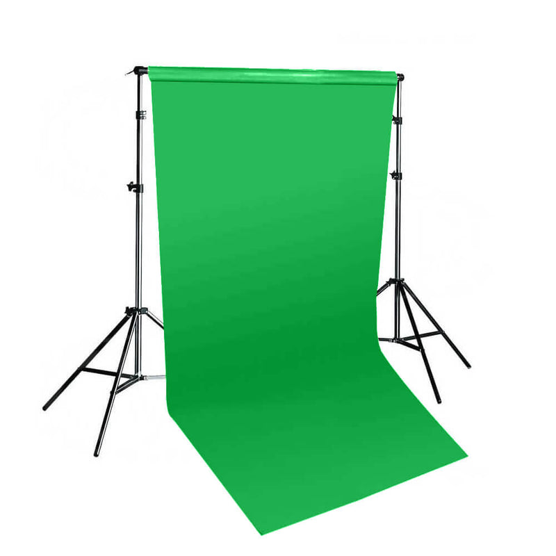 1.35x10m Multi-Color Seamless Paper Photography Background with Stand (Green)