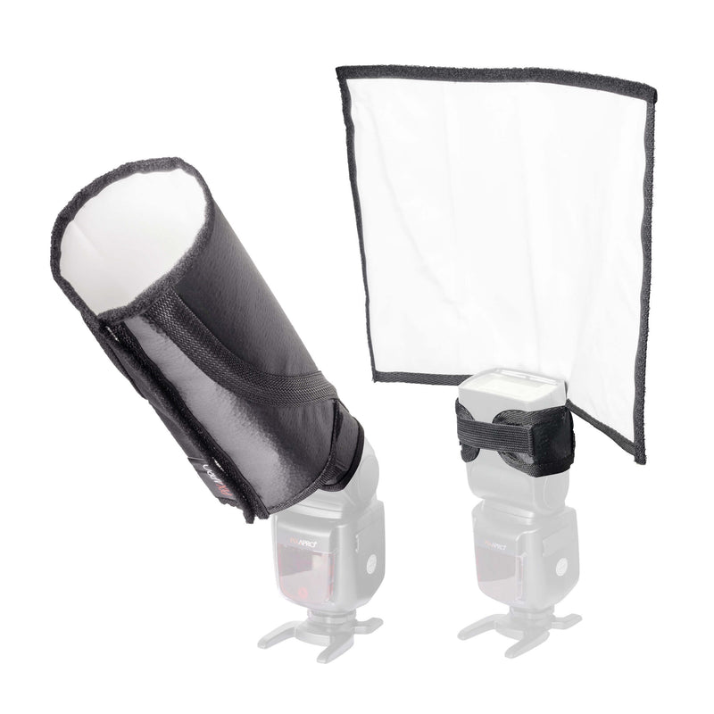 Poratble and Lightweight Reflector Bounce Cad/Snoot Speedlite (White) 