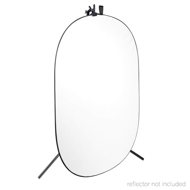 240cm Air Cushioned Studio Light Stand with Background Reflector Clamp