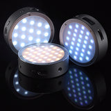  R1 RGB Round LED Light with Rechargeable Battery